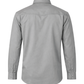 Forge Fr Men's Solid Light Grey Long Sleeve Shirt