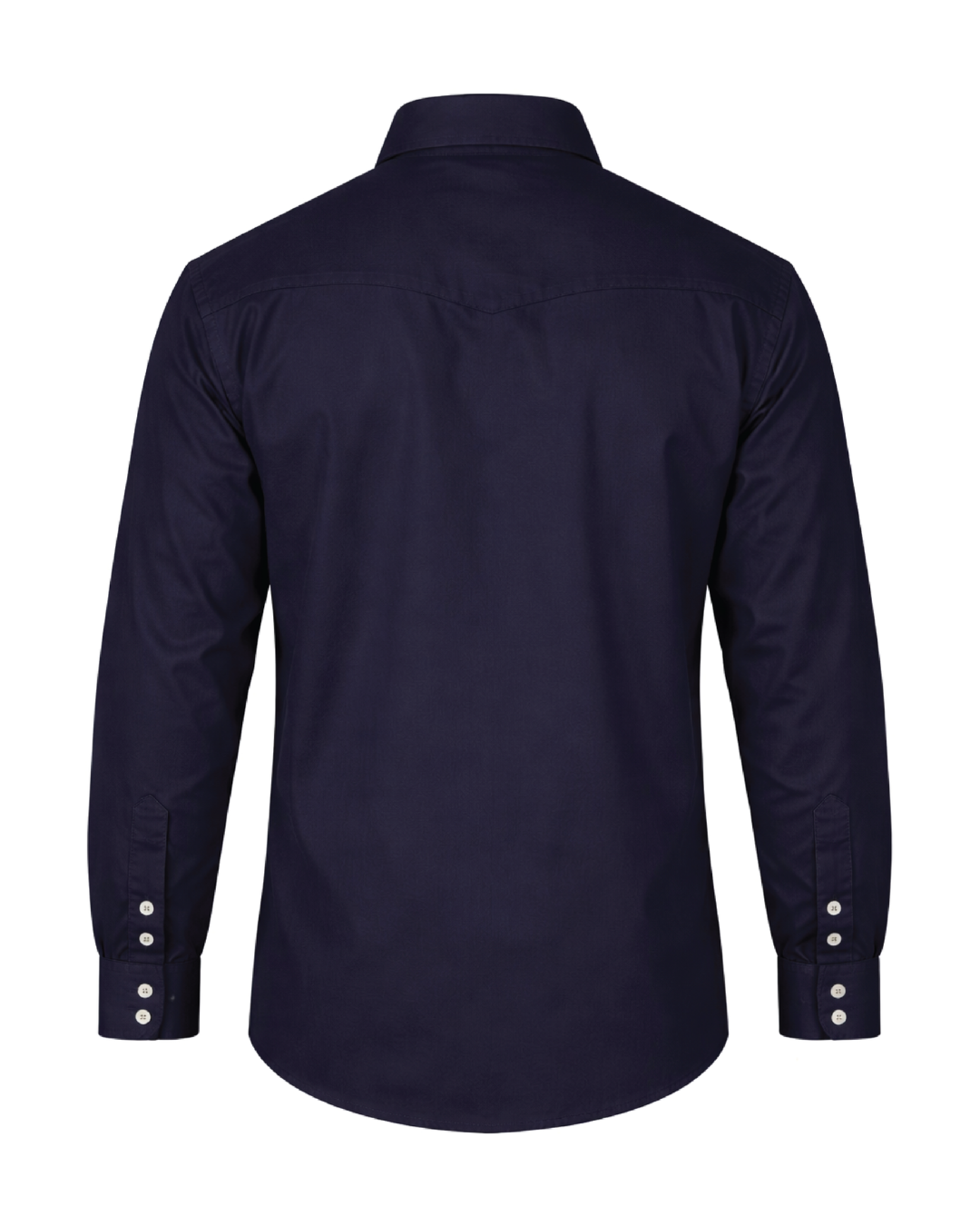 navy blue mens dress shirt long sleeve Hisdern Navy Blue Men's Shirt with Tie Handkerchief Set For Business Wedding L