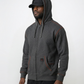 Forge Fr Men's Charcoal Grey Hoodie With Zipper