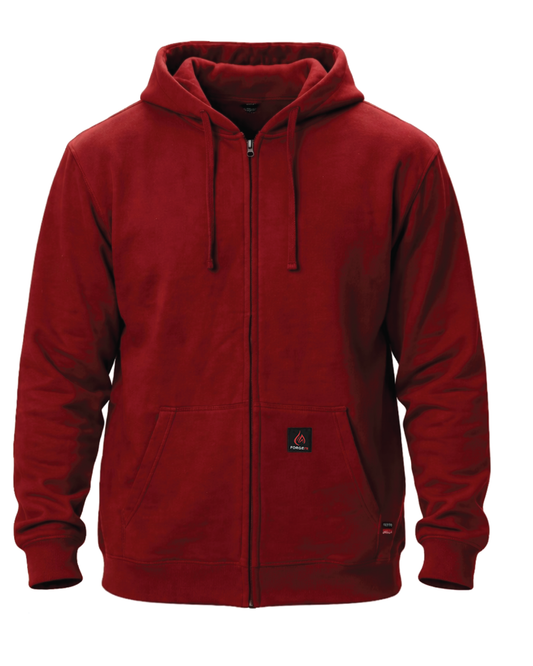 Forge Fr Men's Burgundy Sweatshirt With Hood