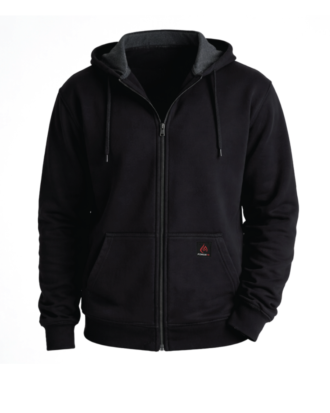 Forge Fr Men's Black Sweatshirt With Hood