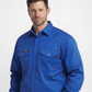 Forge Fr Men's Solid Royal Blue Long Sleeve Shirt