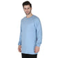 Forge Fr Men's Light Blue Crew Neck Long Sleeve T-shirt