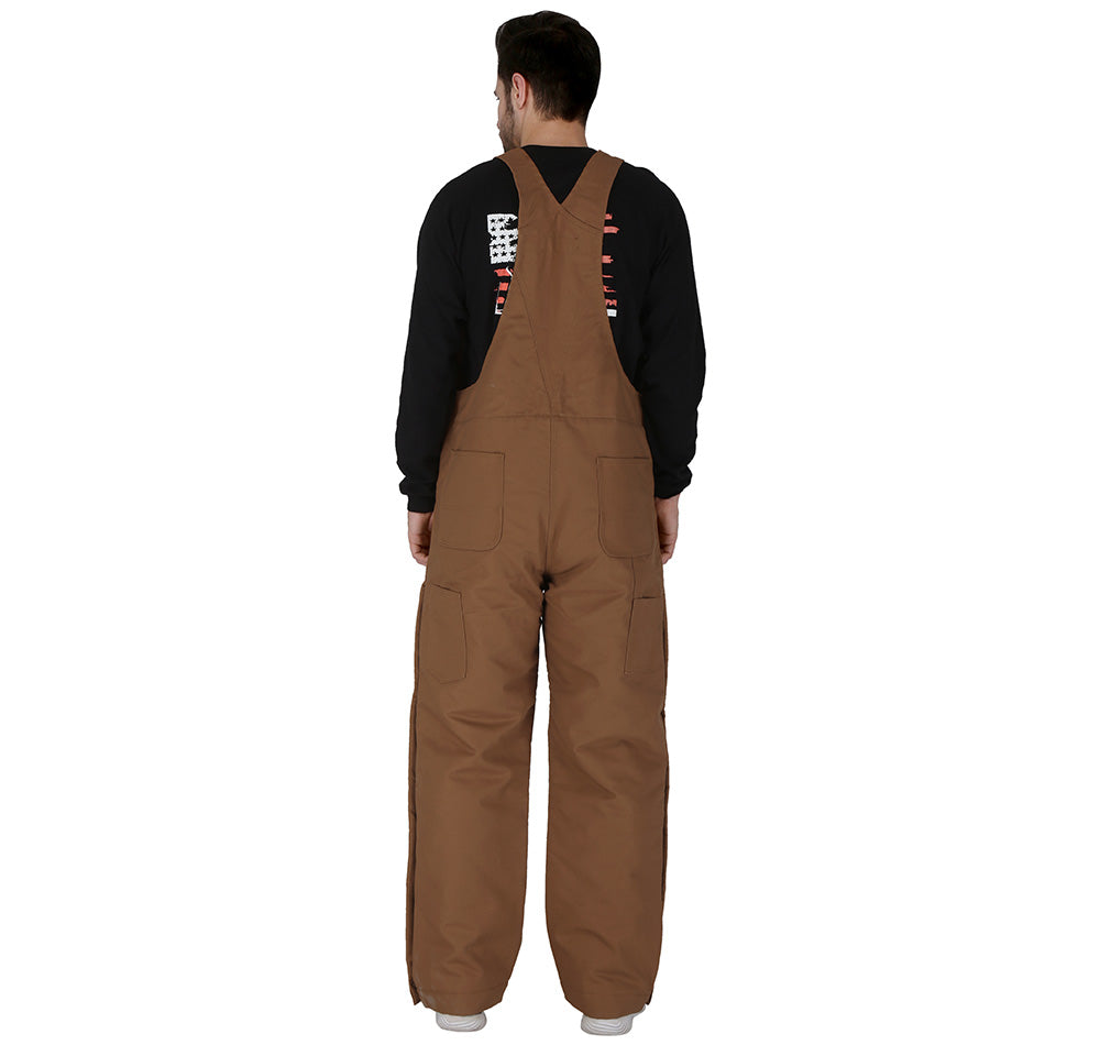 Forge Fr Men's Brown Insulated Bib Overall