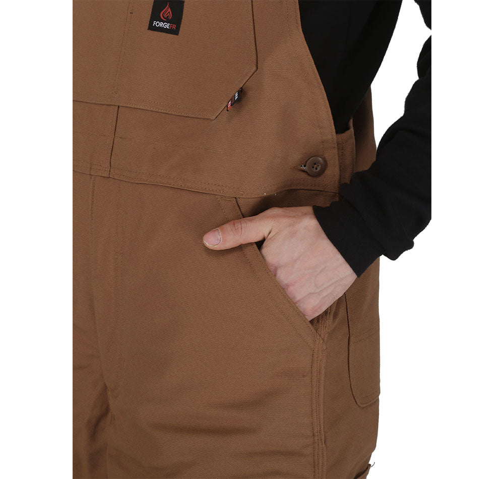 Forge Fr Men's Brown Insulated Bib Overall – FORGE FR