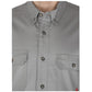 Forge Fr Men's Light Grey Button Long Sleeve Shirt