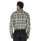 Forge Fr Men's Sage Green Plaid Printed Long Sleeve Shirt