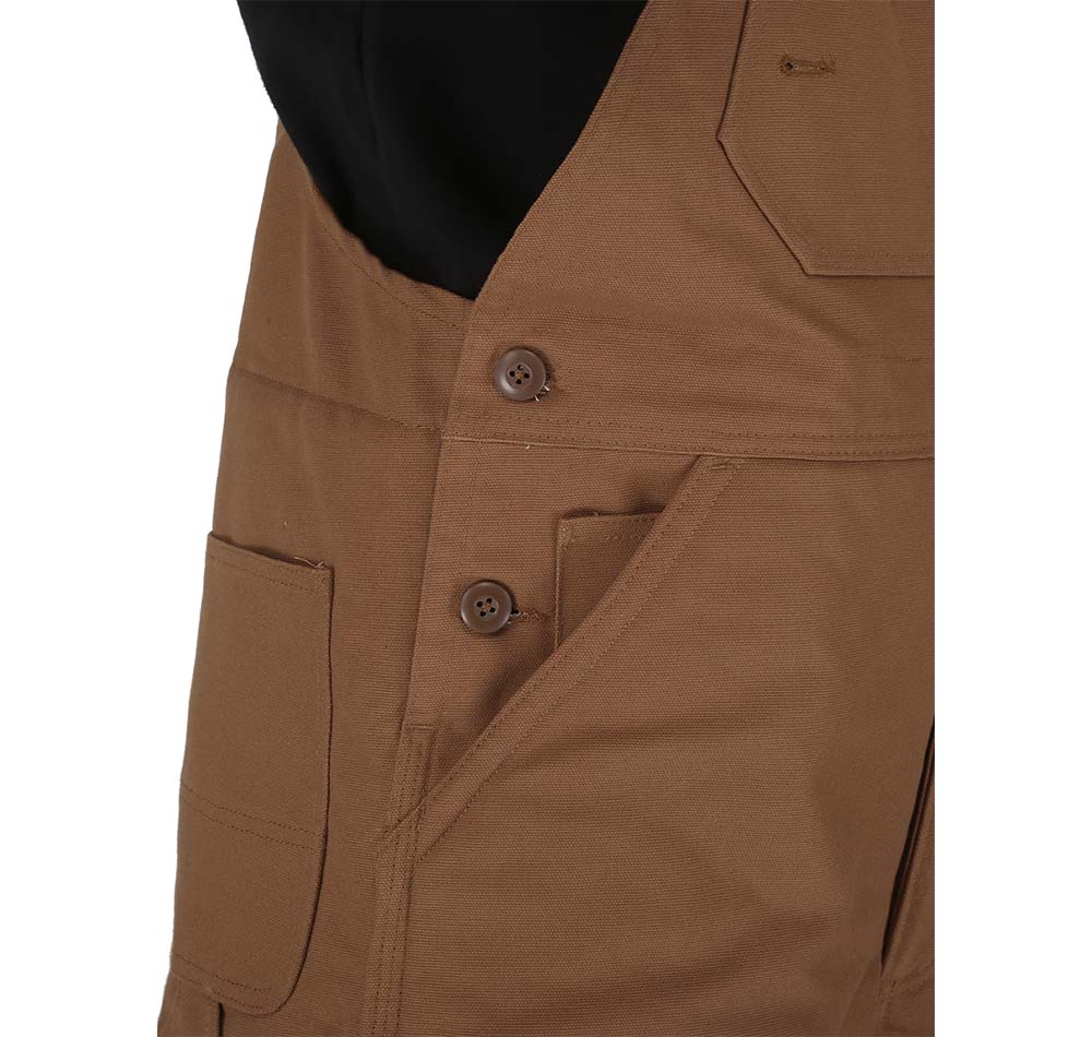 Forge Fr Men's Brown Insulated Bib Overall