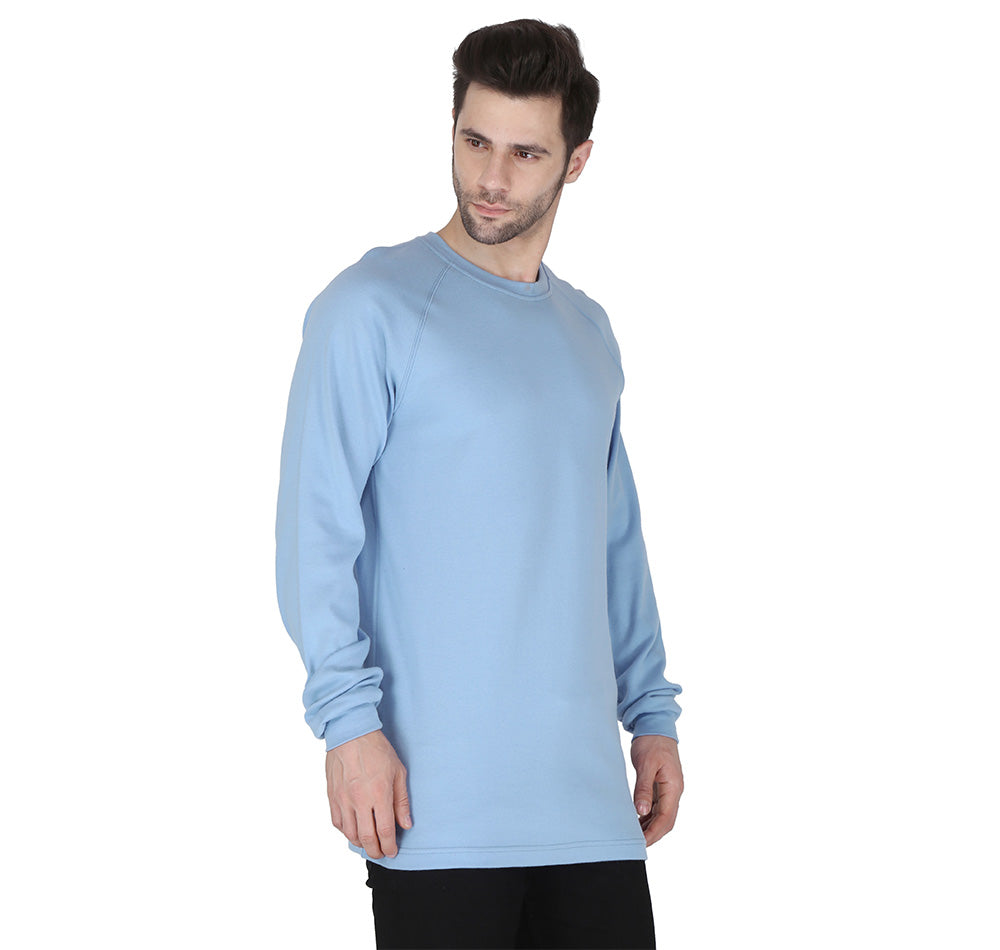 Light blue crew neck t shirt best sale