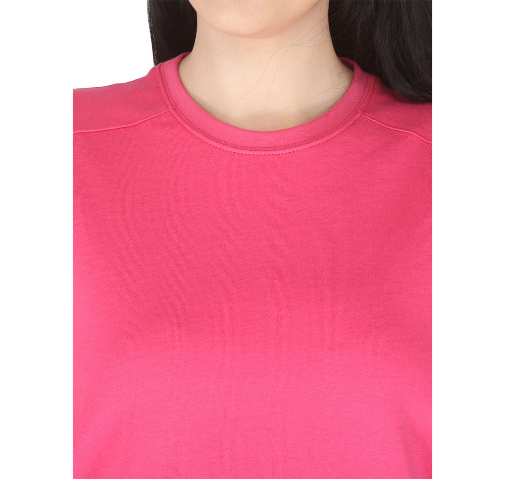 Forge Fr Women's Hot Pink Crew neck T-shirt
