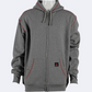 Forge Fr Men's Grey Hoodie With Zipper